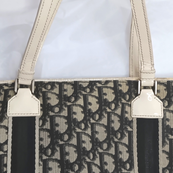 CHRISTIAN DIOR Black Monogram Trotter No 1 Shopping Tote Bag - Picture 12 of 12